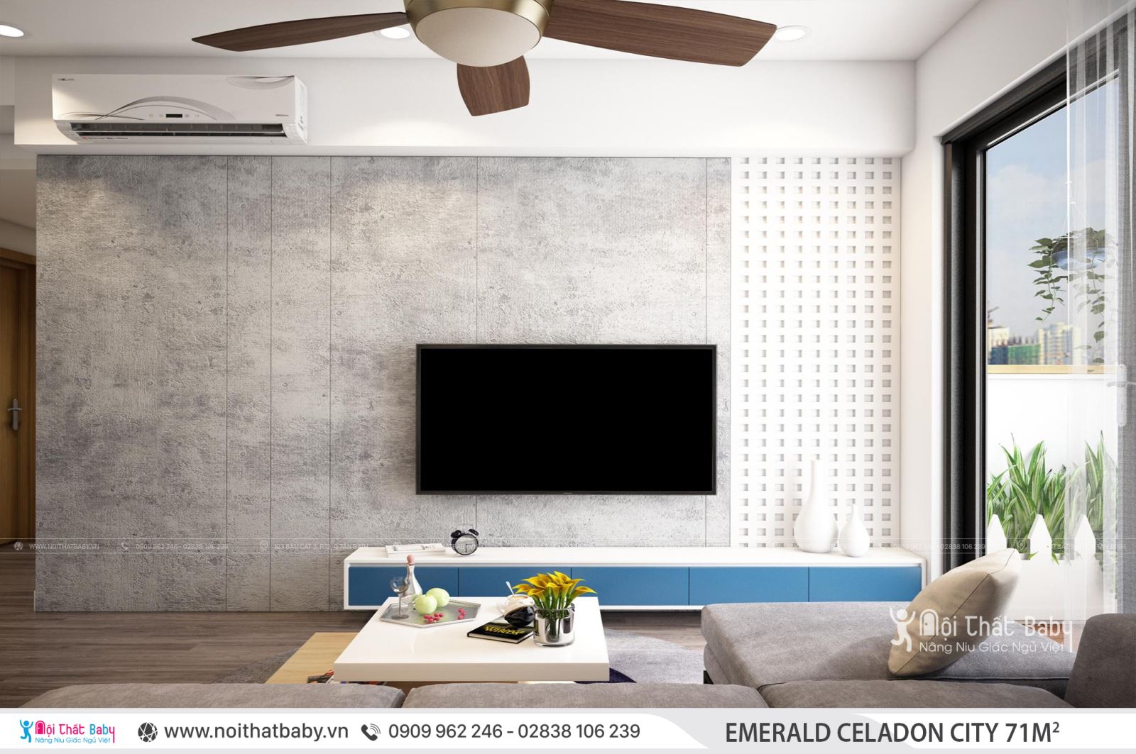 Tổng hợp các mẫu thiết kế nội thất Chung cư Emerald Celadon City